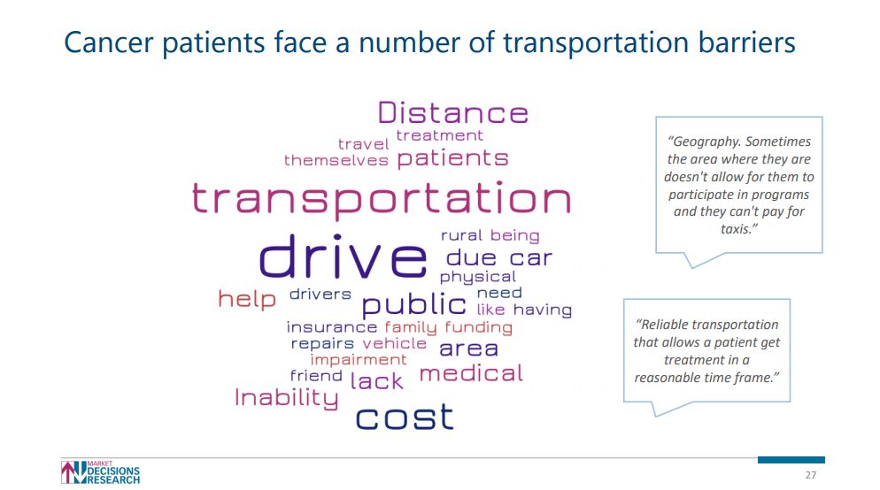 Transportation Barriers Maine Cancer